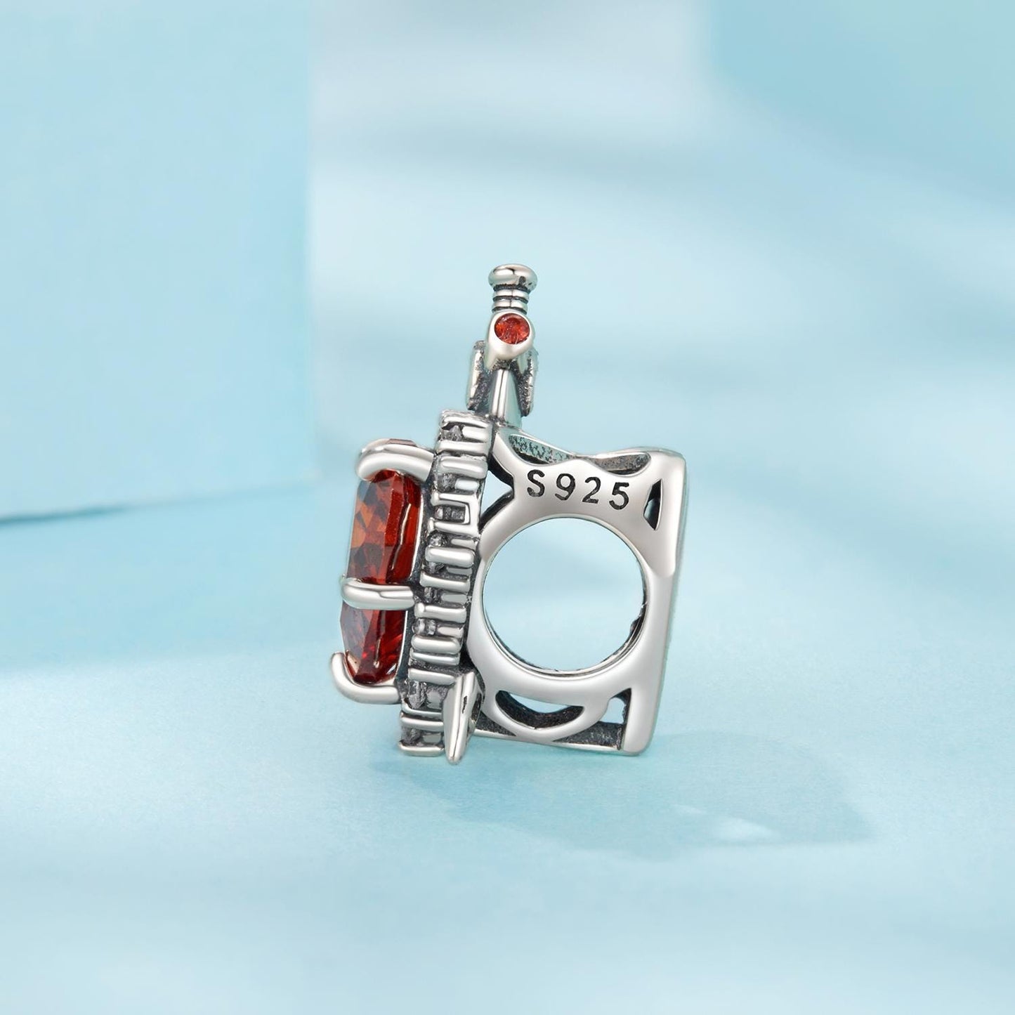 Heart Sword Charm