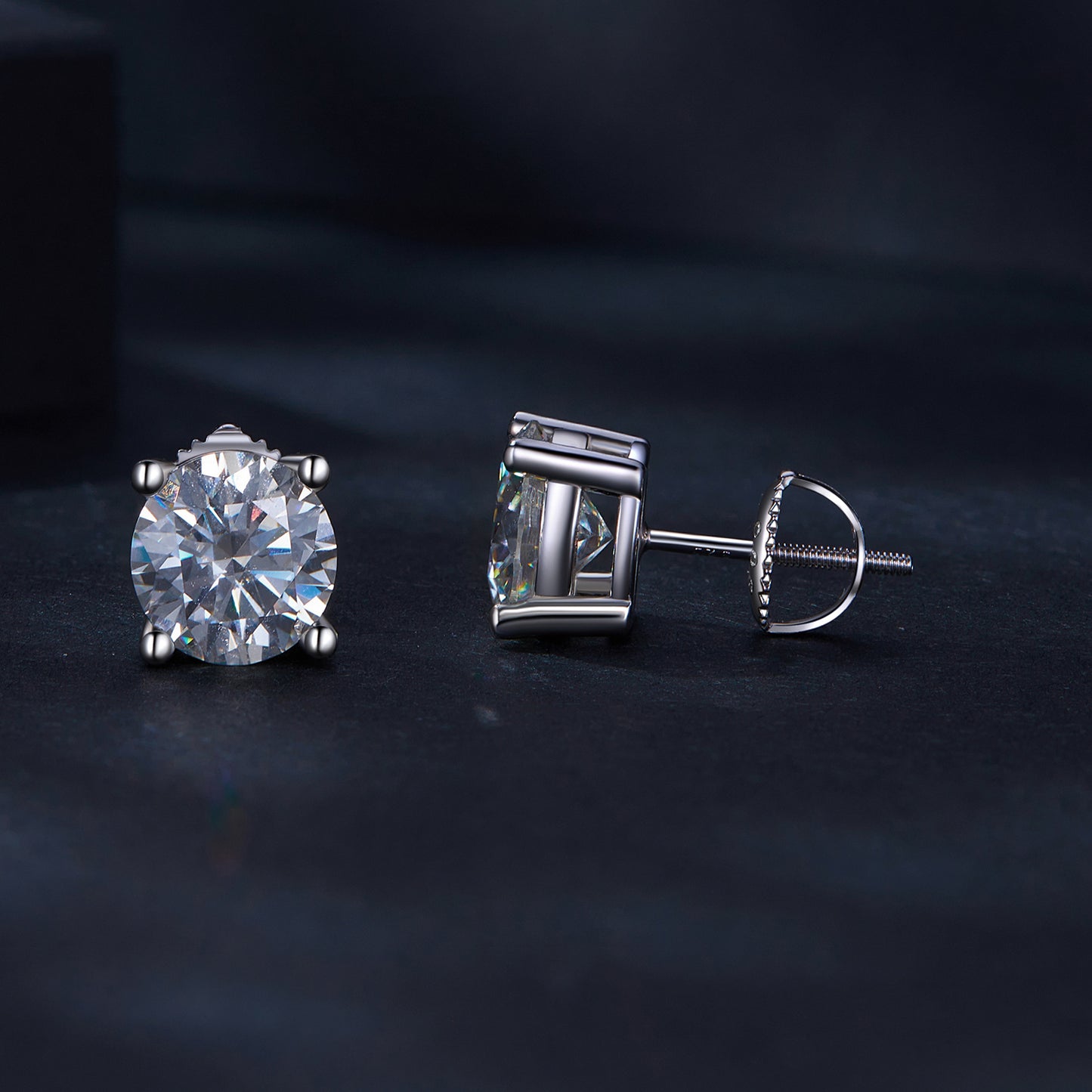 Dazzling Moissanite Studs