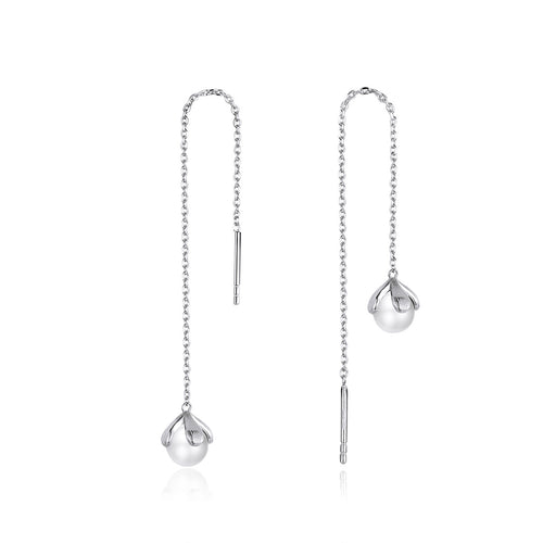 Floral Stamen Threader Earrings