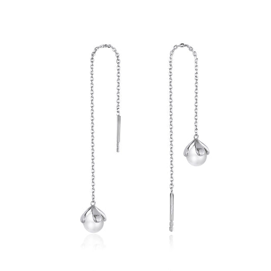 Floral Stamen Threader Earrings