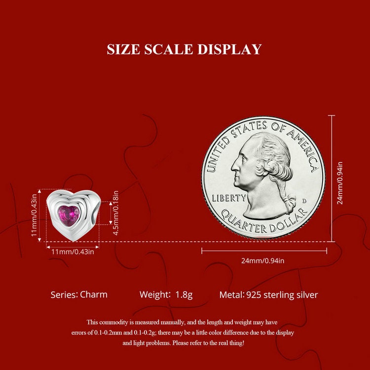 Classic Heart Halo Charm