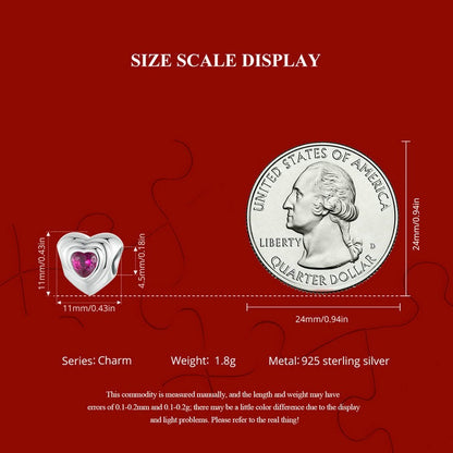 Classic Heart Halo Charm