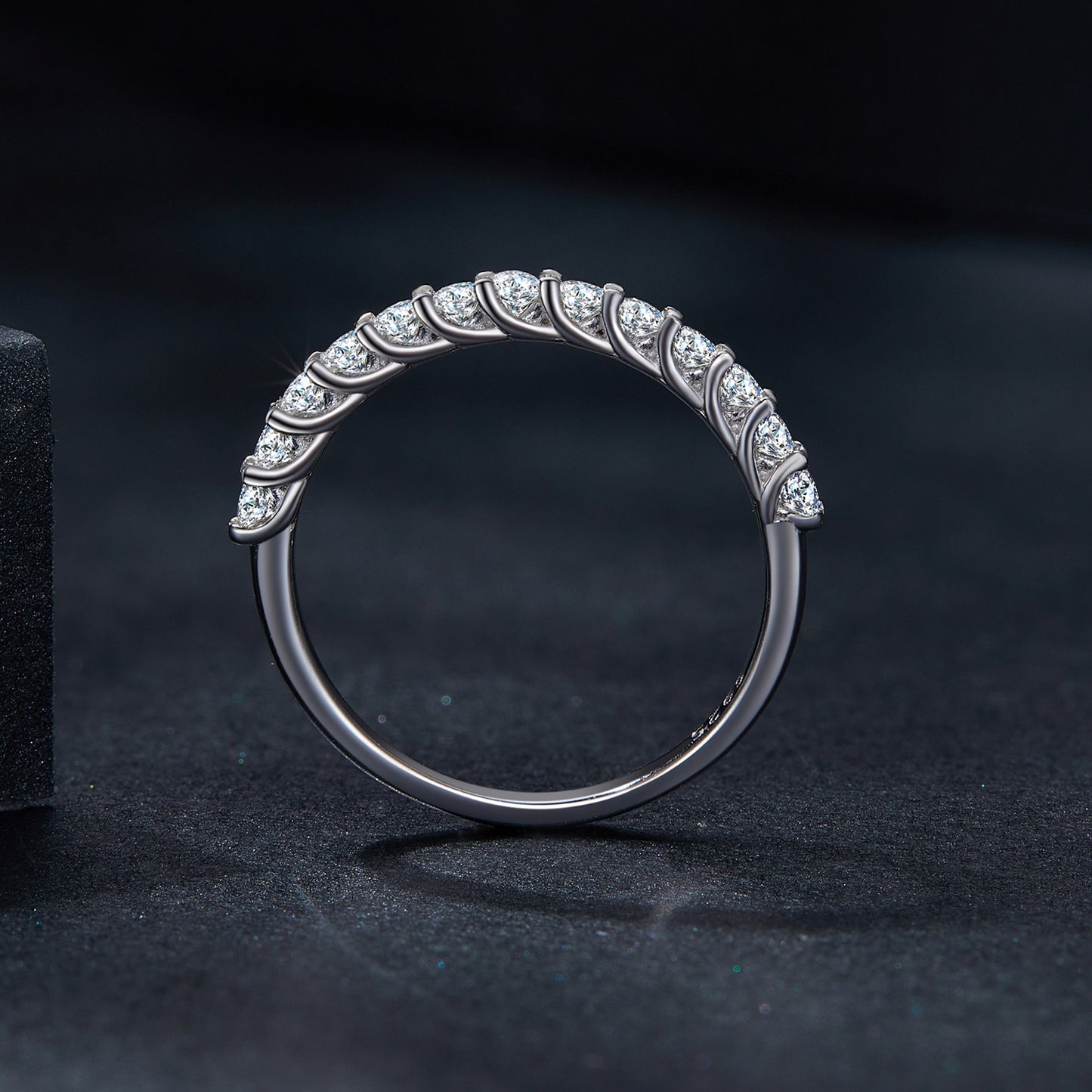 Solo Moissanite Ring