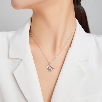 Intertwined Hearts Necklace