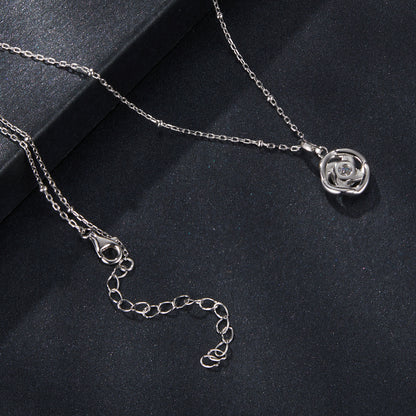 Clover Moissanite Necklace