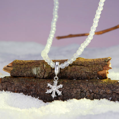 Frosted Crystal Necklace