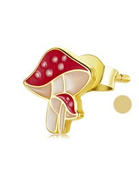 Autumn Mushroom Earrings