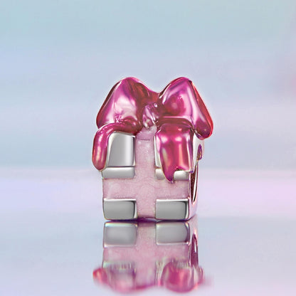 Bow-knot Gift Box Charm