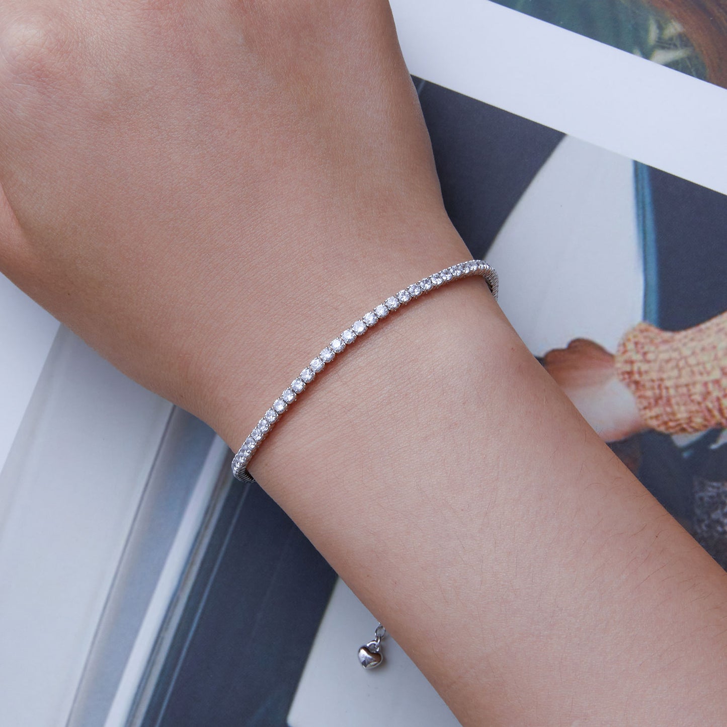 Elegant Zircon Bracelet