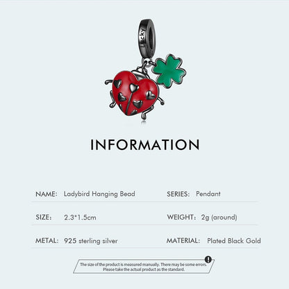 Ladybird Dangle Charm,