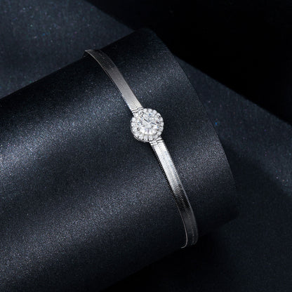 0.5ct Snake Chain Moissanite Bracelet