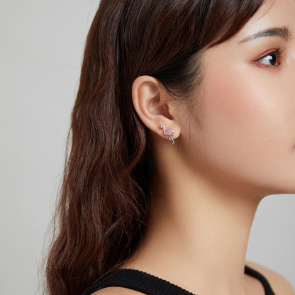 Leaf and Bird Earrings