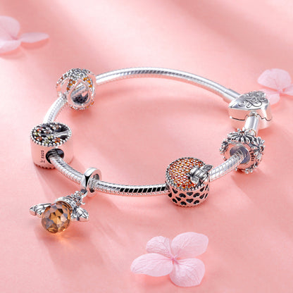 Nature-Inspired Beaded Bracelet