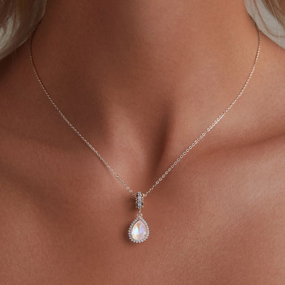Mocha Teardrop Pendant Charm