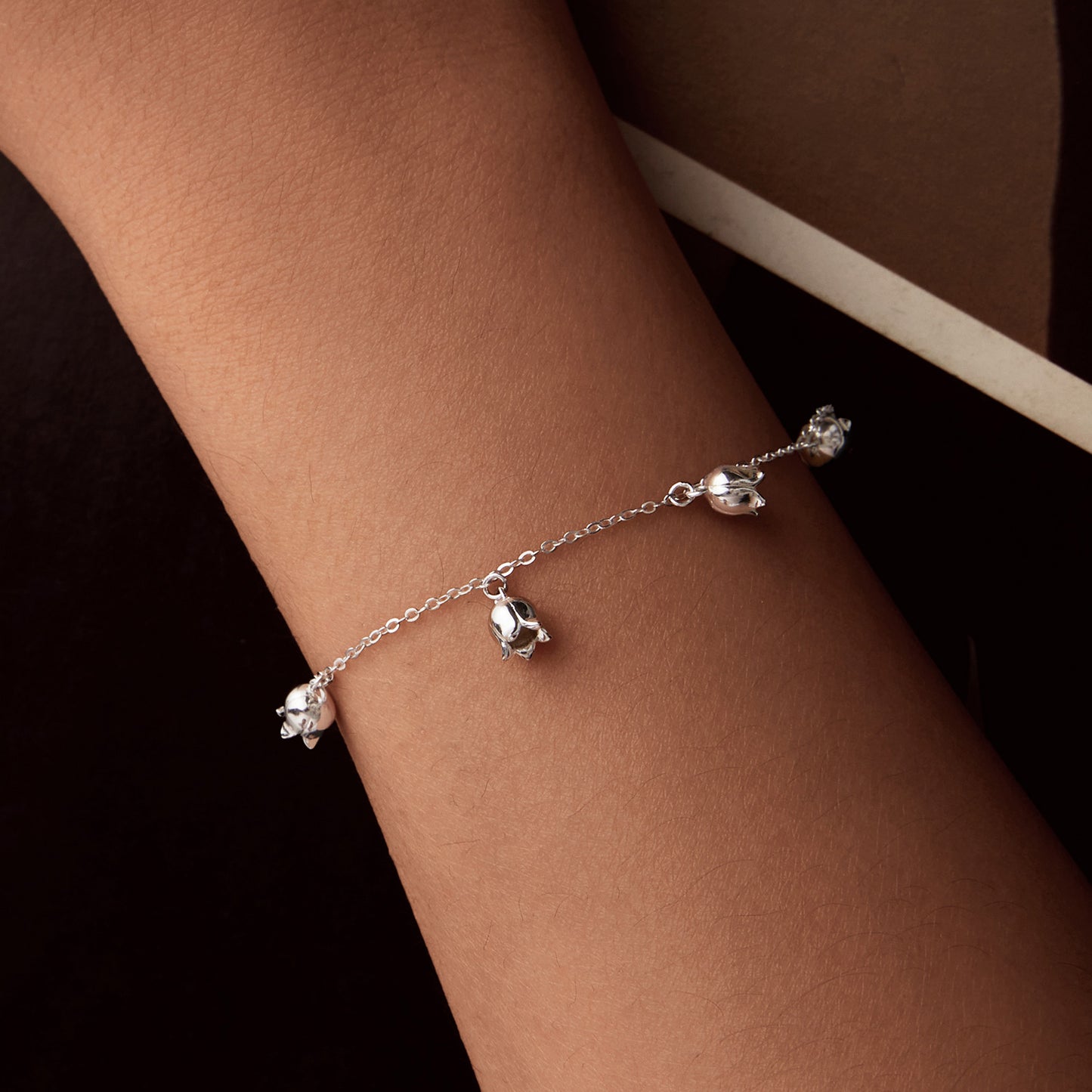 Lily of the Valley Charm Bracelet