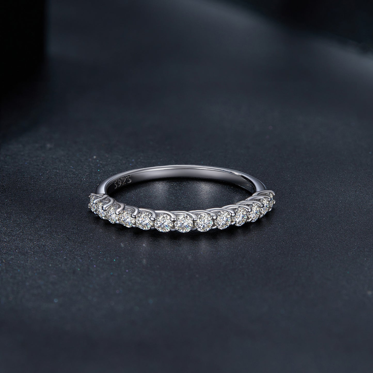 Solo Moissanite Ring