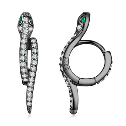 Snake Clip Earrings