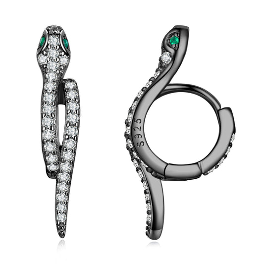 Snake Clip Earrings