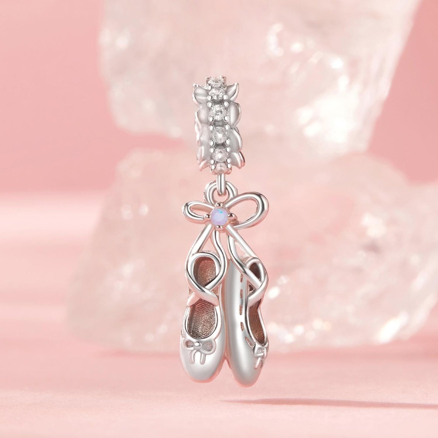 Ballet Shoe Pendant Charm