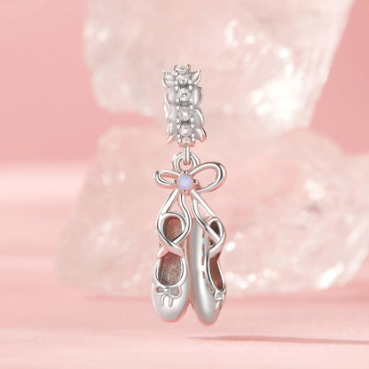 Ballet Shoe Pendant Charm