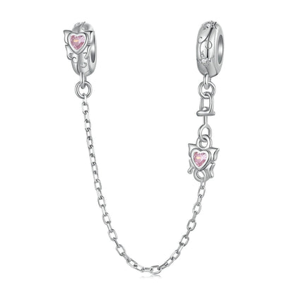 Spring Butterfly Silicone Safety Chain Charm