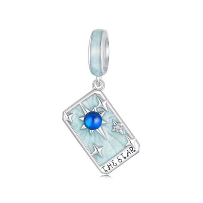 Star Tarot Card Pendant Charm