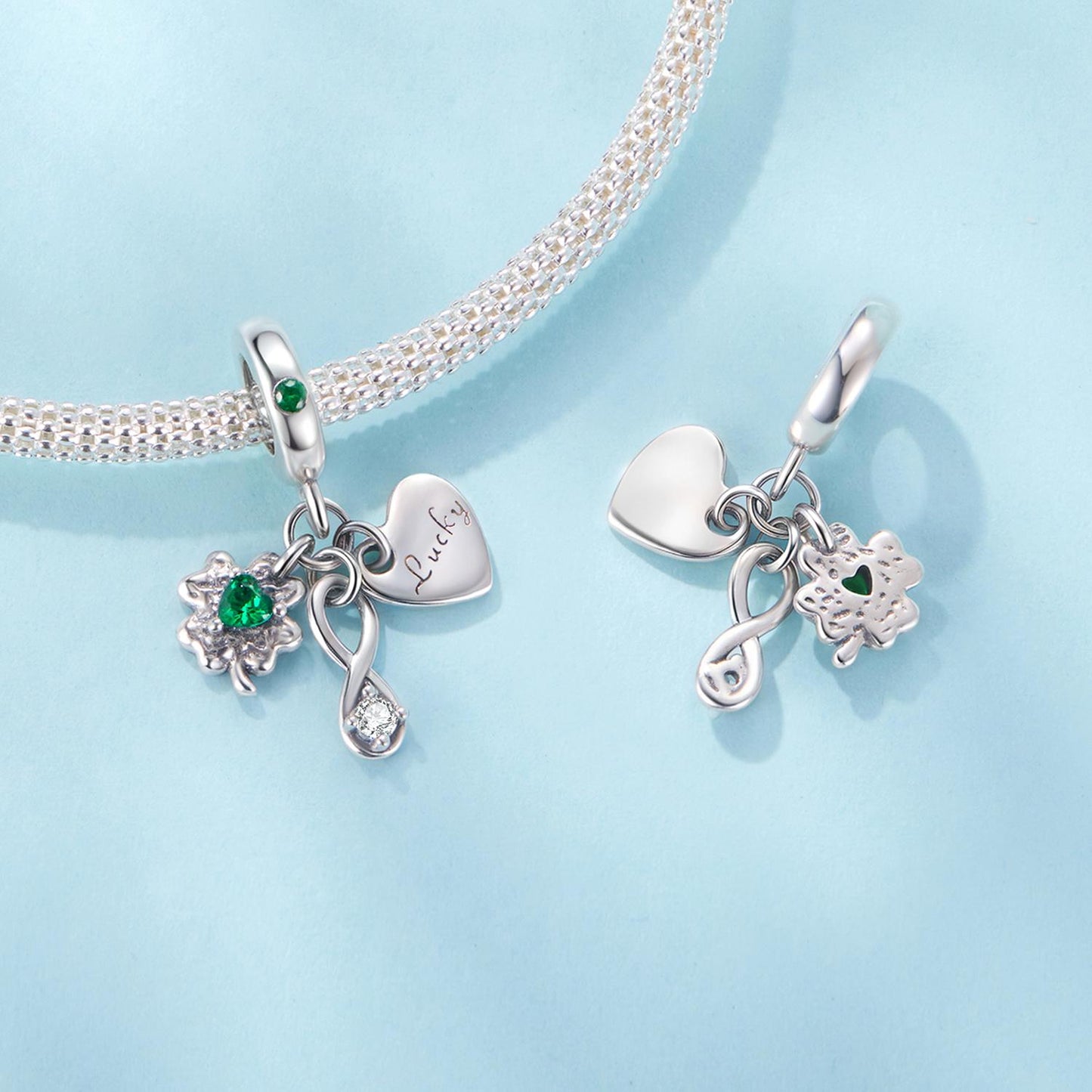 Four-leaf Clover Pendant Charm