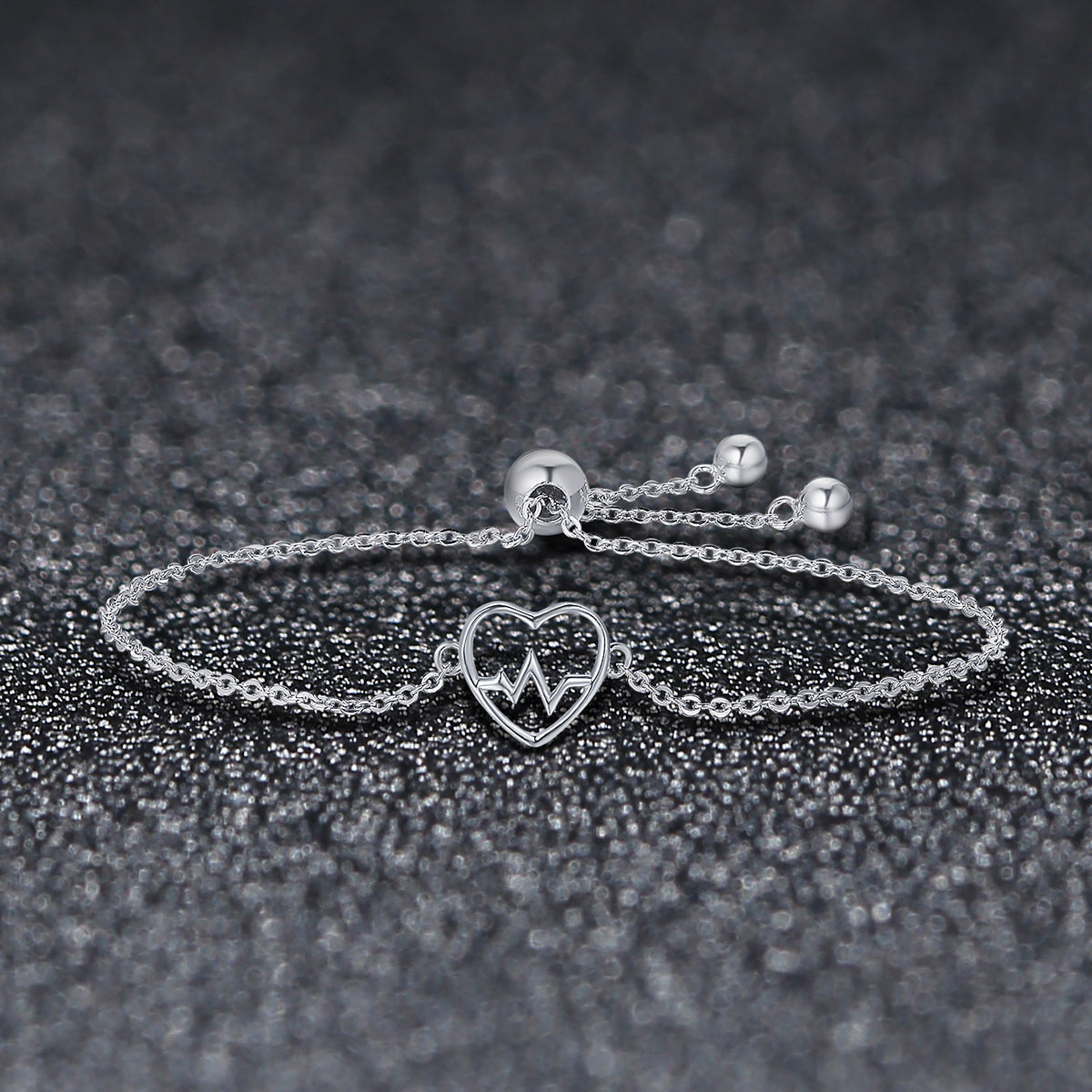 Heartbeat Pattern Bracelet