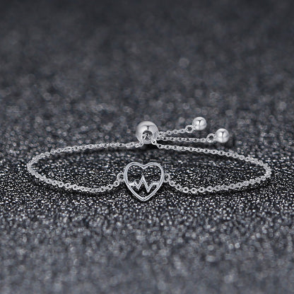 Heartbeat Pattern Bracelet