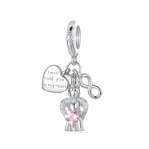 Guardian Angel Love Pendant Charm