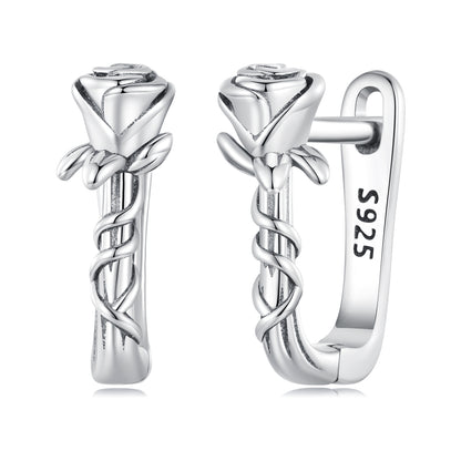 Rose Clip-On Earrings