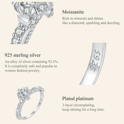 Exquisite Moissanite Ring