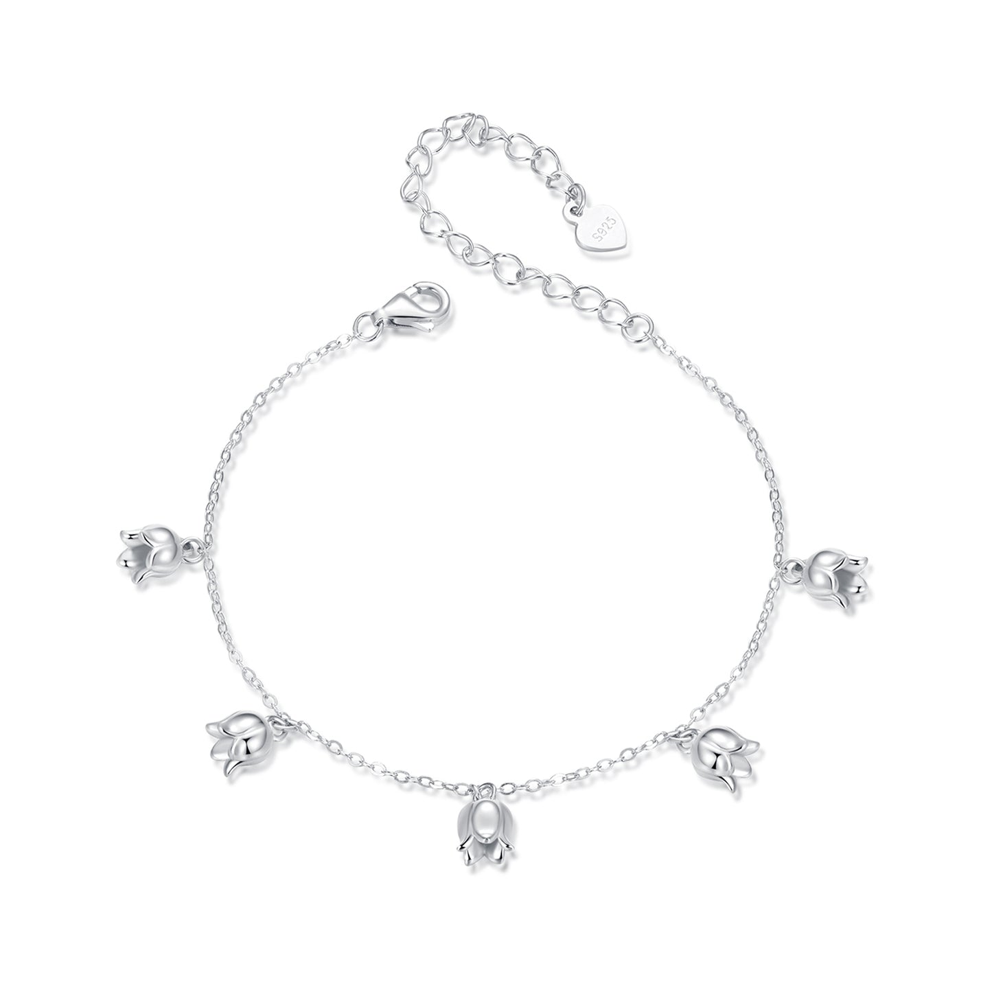 Lily of the Valley Charm Bracelet