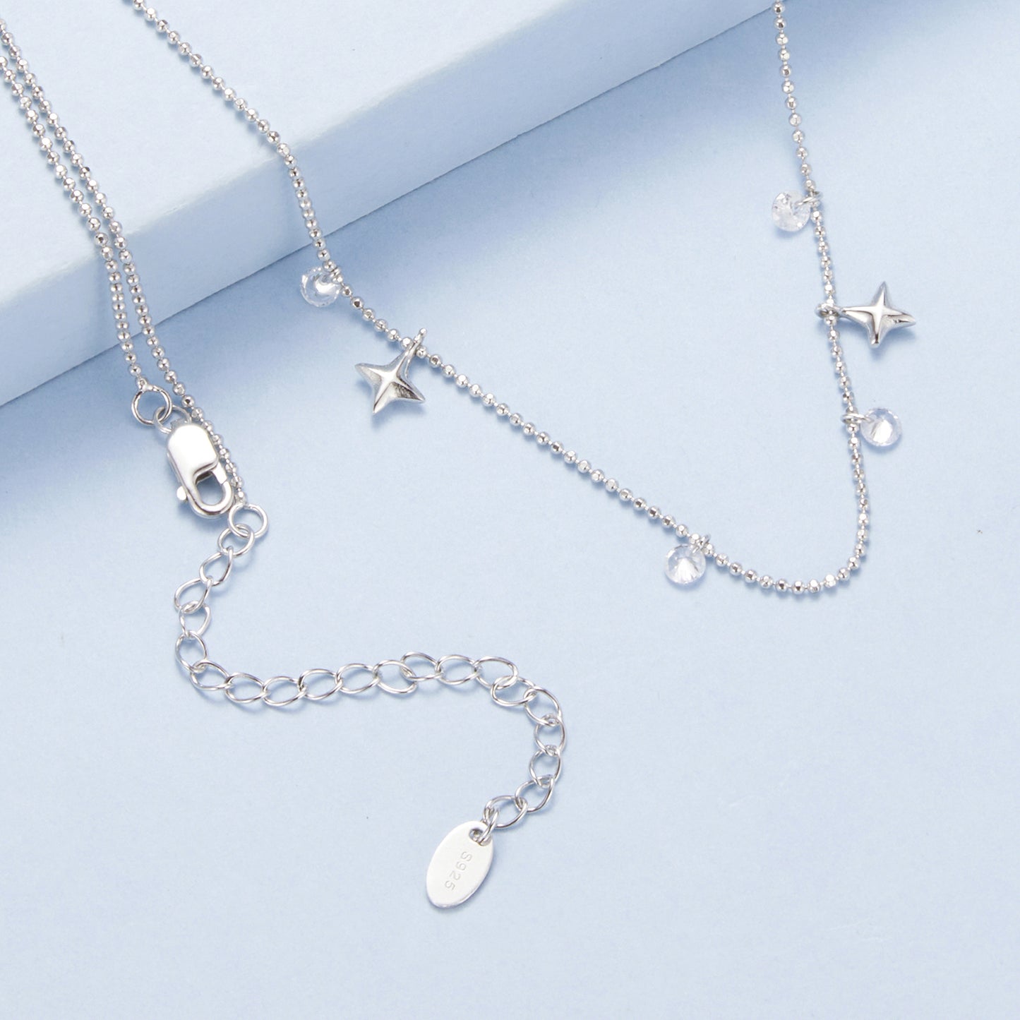 Starry Sky Fringe Necklace