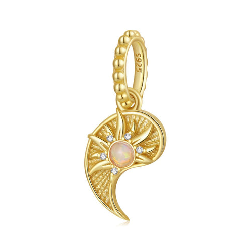 Taiji Bagua Sun Pendant Charm