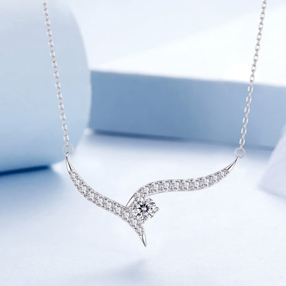 Minimalist Line Pendant Necklace