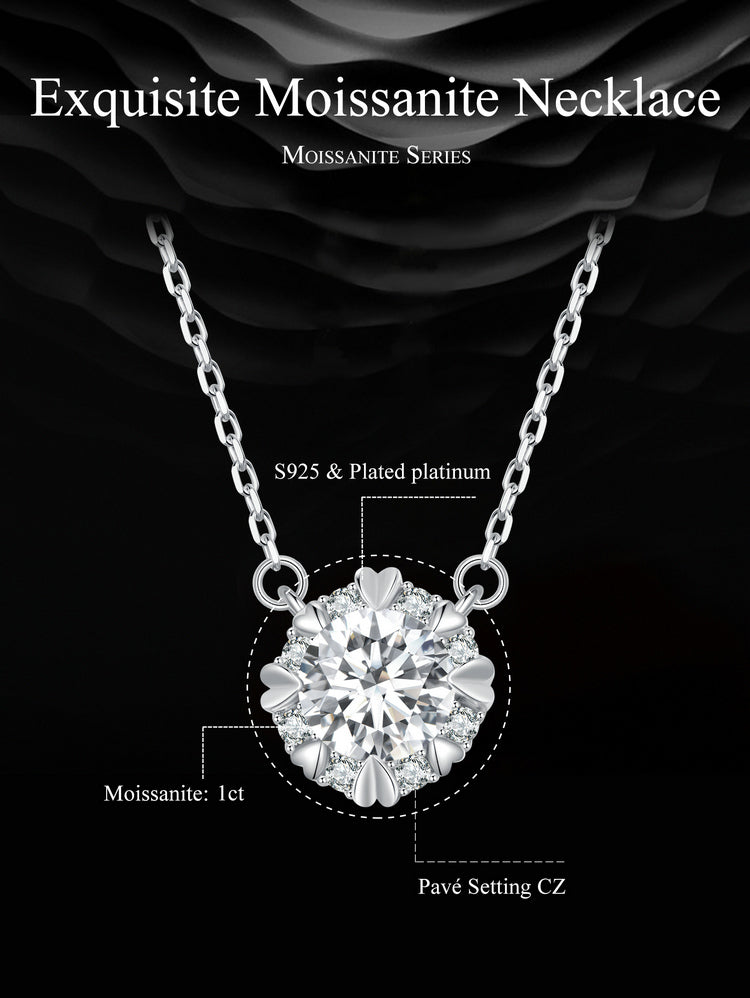 Exquisite Moissanite Necklace
