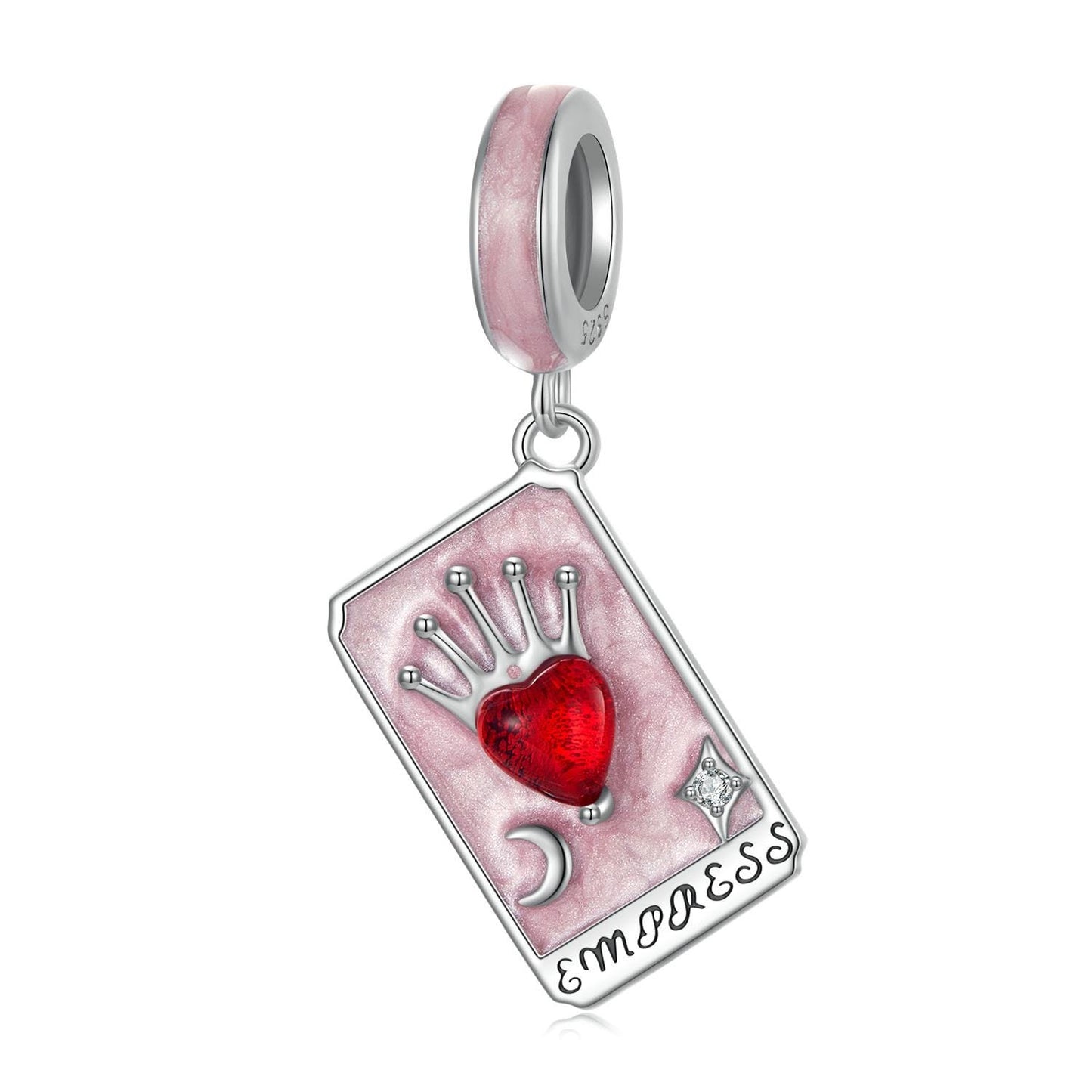 Queen Tarot Pendant Charm