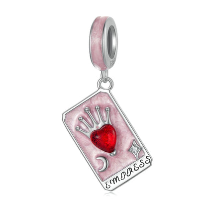 Queen Tarot Pendant Charm