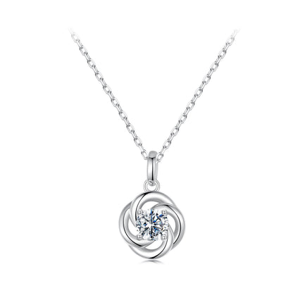 Clover Moissanite Necklace