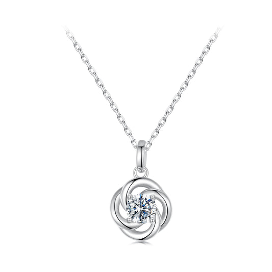 Clover Moissanite Necklace