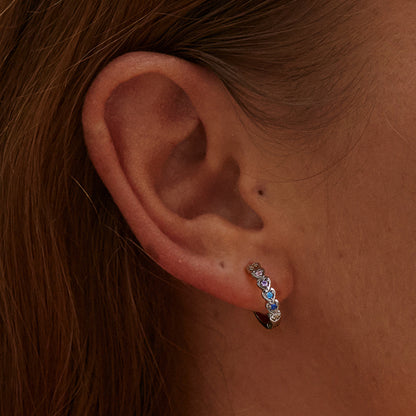 Rainbow Heart Earrings