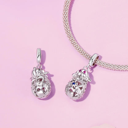 Easter Rabbit Pendant Charm
