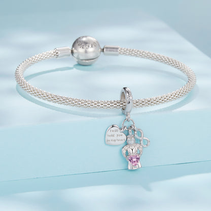 Guardian Angel Love Pendant Charm