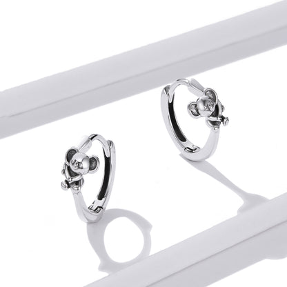 Compact Koala Stud Earrings