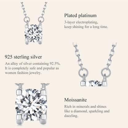 Luxurious Moissanite Necklace