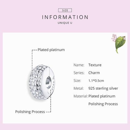Texture Spacer Charm