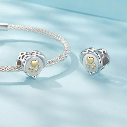Pawprint Seal Charm