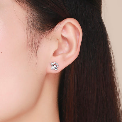Footprint Earrings