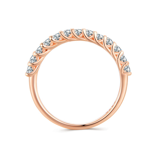 Solo Moissanite Ring